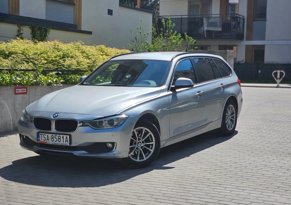 BMW Seria 3 cena 59999 przebieg: 183600, rok produkcji 2015 z Warszawa małe 37